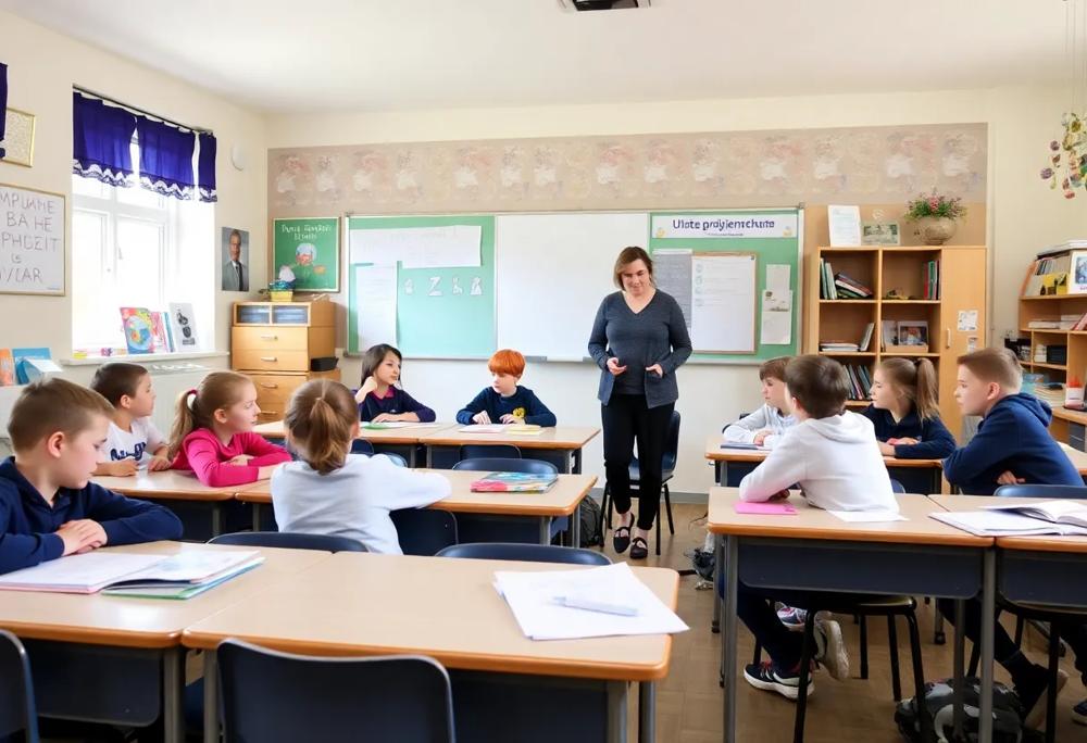 Polish classroom
