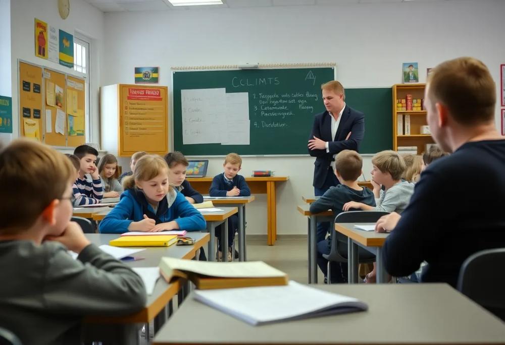 Polish classroom