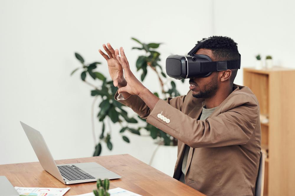 futuristic workplace